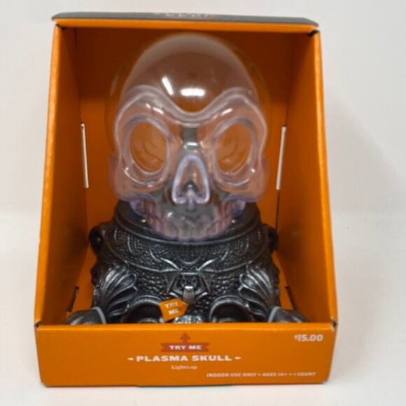 Target 6.5" Halloween Plastic Animated Plasma Skull Hyde & EEK! Boutique™ Decor - Picture 1 of 11